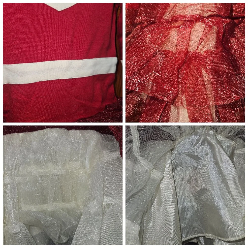 Ooh! La, La! Couture Dress Girl's 4T Red White NEW